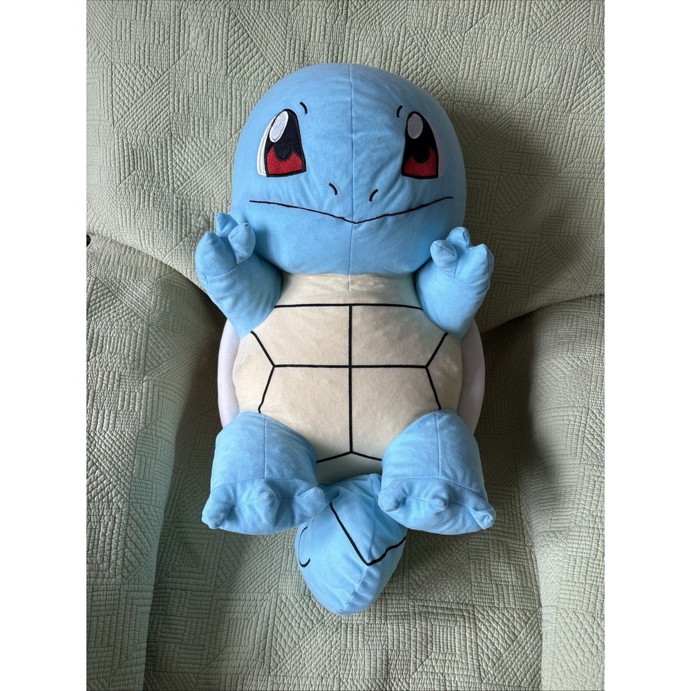 Pokémon Squirtle 23" Jumbo Plush Toy Factory Large Stuffed Animal Blue